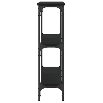 vidaXL Console Table Black 75x22.5x75 cm Engineered Wood
