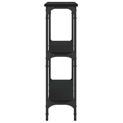 vidaXL Console Table Black 75x22,5x75 cm Engineered Wood