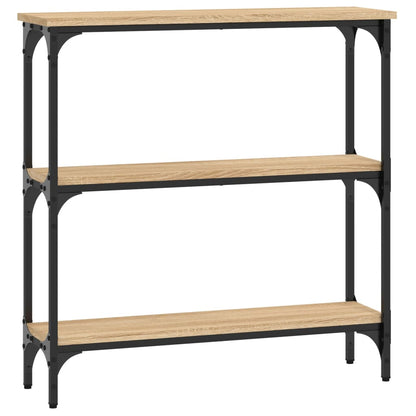 vidaXL Console Table Sonoma Oak 75x22,5x75 cm Engineered Wood