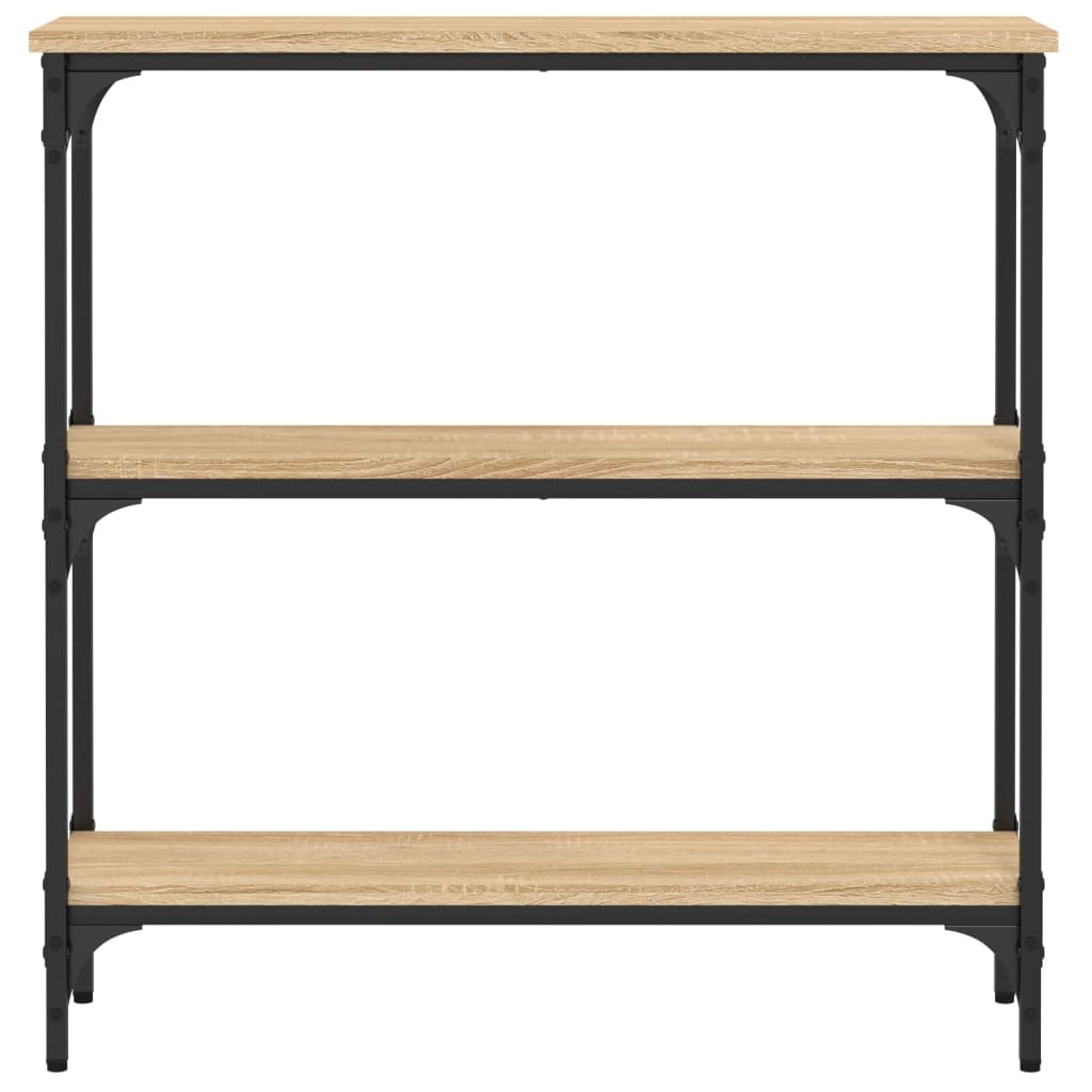 vidaXL Console Table Sonoma Oak 75x22,5x75 cm Engineered Wood