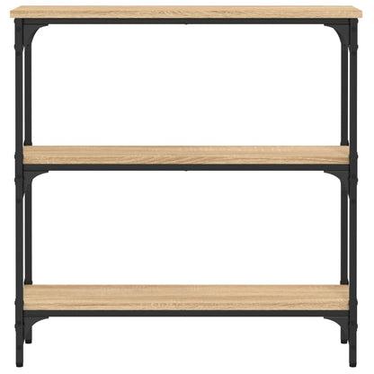 vidaXL Console Table Sonoma Oak 75x22,5x75 cm Engineered Wood