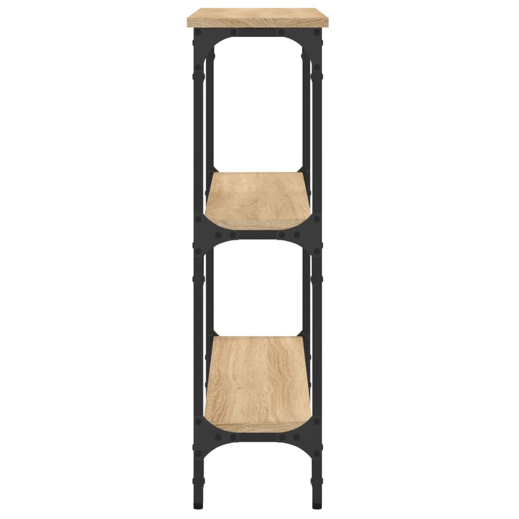 vidaXL Console Table Sonoma Oak 75x22,5x75 cm Engineered Wood
