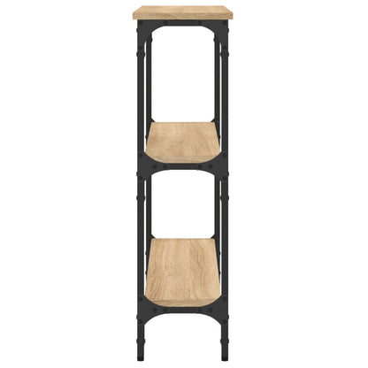 vidaXL Console Table Sonoma Oak 75x22,5x75 cm Engineered Wood