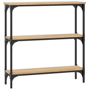 vidaXL Console Table Sonoma Oak 75x22.5x75 cm Engineered Wood