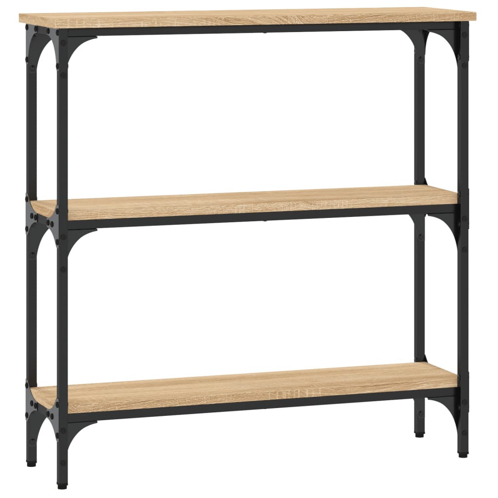 vidaXL Console Table Sonoma Oak 75x22,5x75 cm Engineered Wood