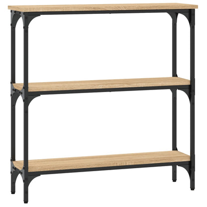 vidaXL Console Table Sonoma Oak 75x22,5x75 cm Engineered Wood