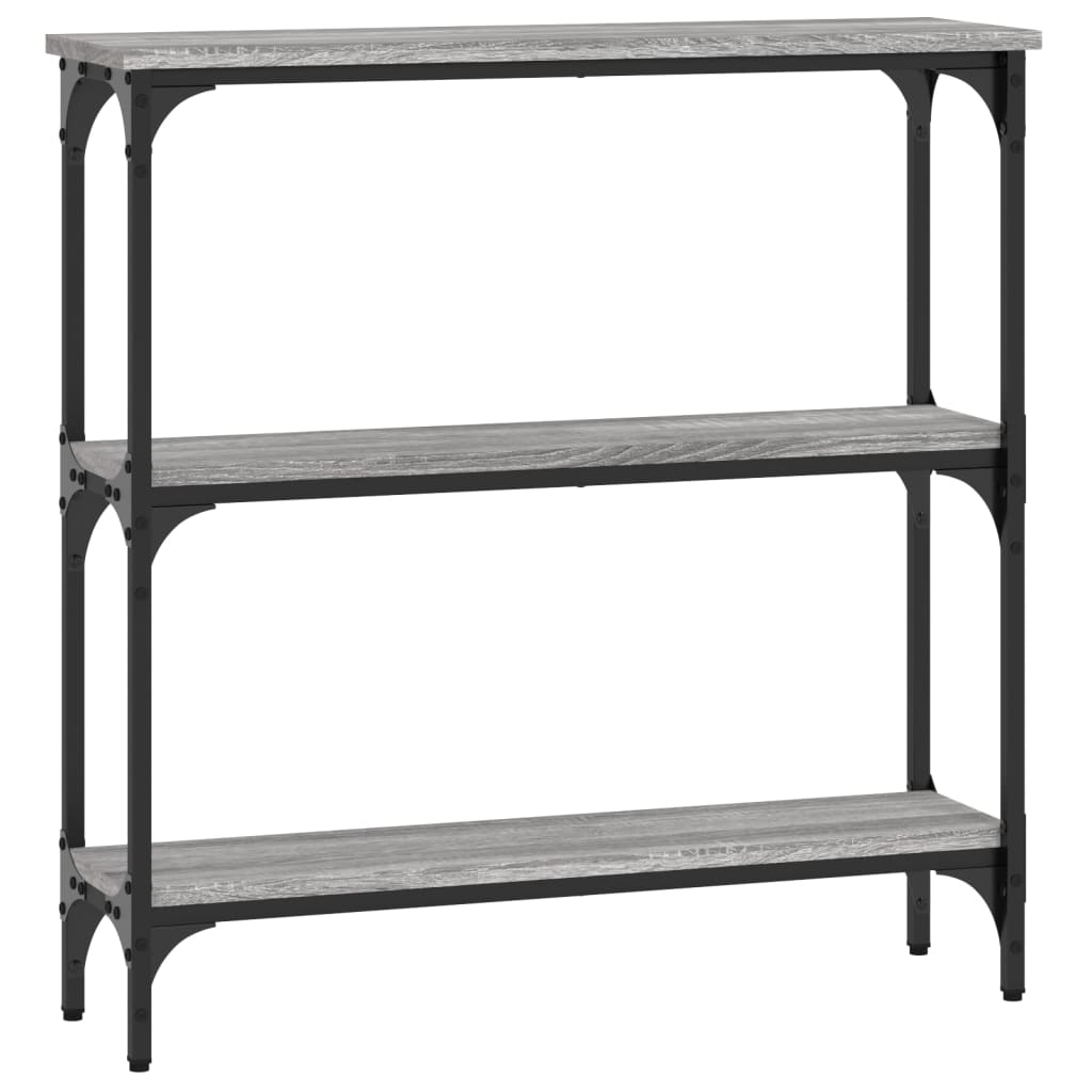 vidaXL Console Table Grey Sonoma 75x22,5x75 cm Engineered Wood