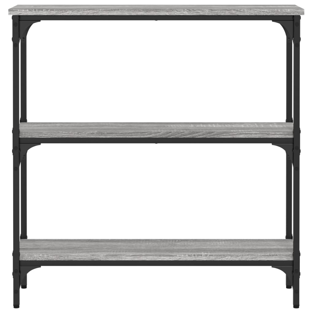 vidaXL Console Table Grey Sonoma 75x22,5x75 cm Engineered Wood