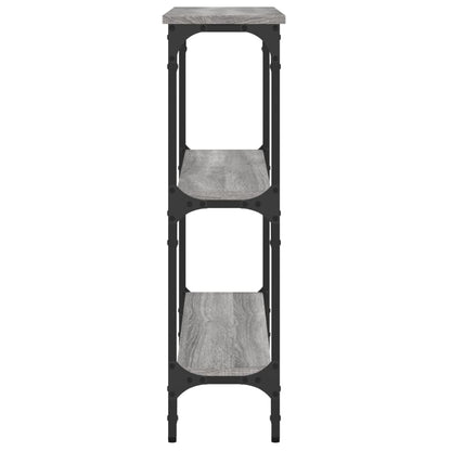 vidaXL Console Table Grey Sonoma 75x22,5x75 cm Engineered Wood