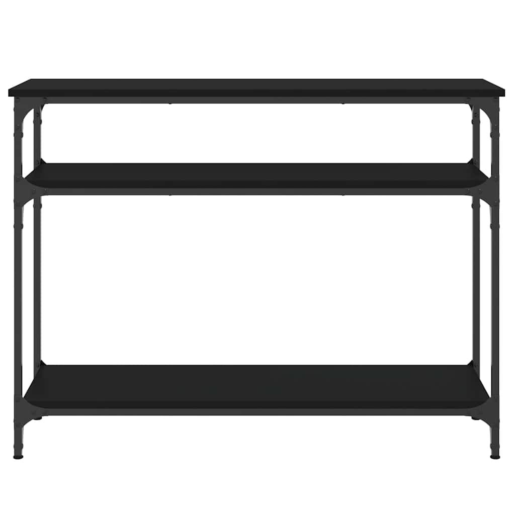 vidaXL Console Table Black 100x29x75 cm Engineered Wood