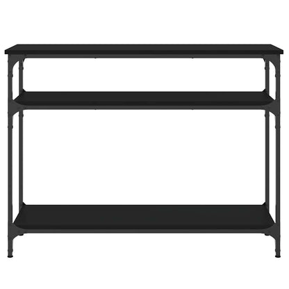vidaXL Console Table Black 100x29x75 cm Engineered Wood