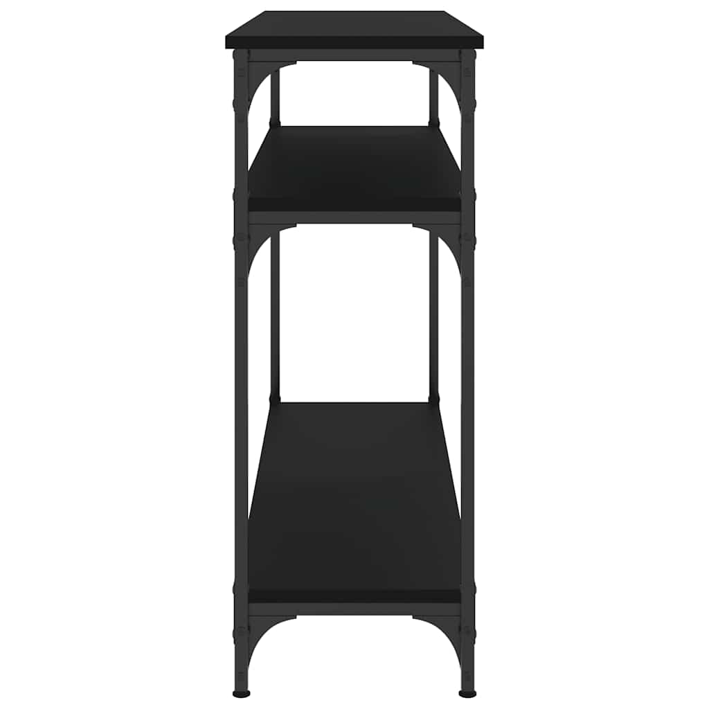 vidaXL Console Table Black 100x29x75 cm Engineered Wood