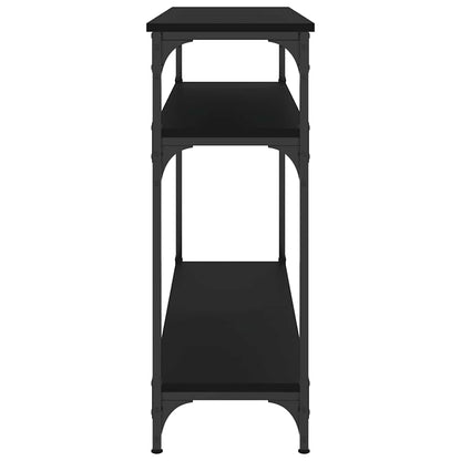 vidaXL Console Table Black 100x29x75 cm Engineered Wood