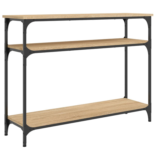 vidaXL Console Table Sonoma Oak 100x29x75 cm Engineered Wood