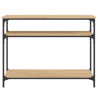 vidaXL Console Table Sonoma Oak 100x29x75 cm Engineered Wood