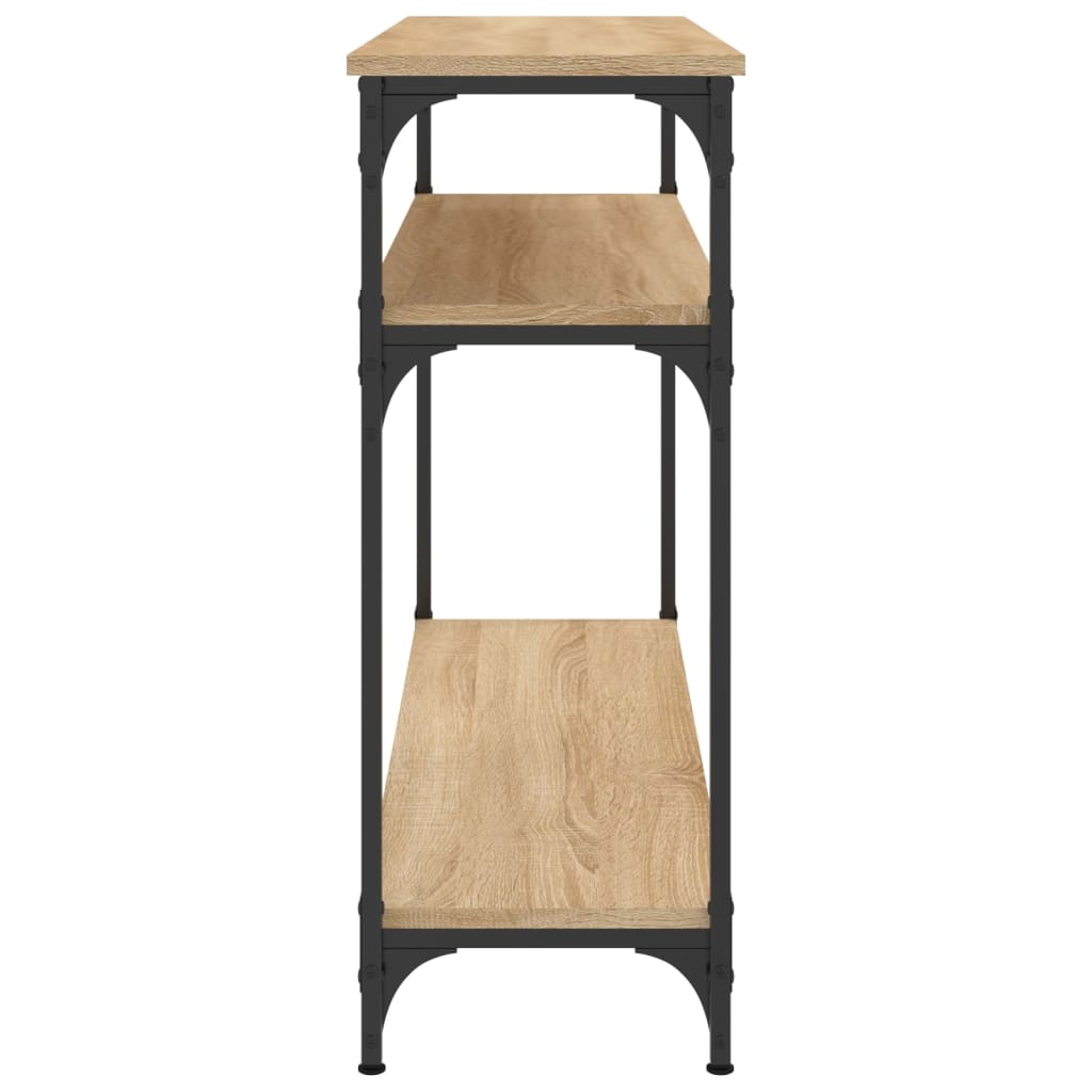 vidaXL Console Table Sonoma Oak 100x29x75 cm Engineered Wood