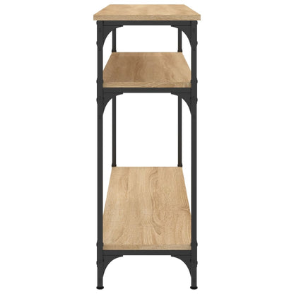 vidaXL Console Table Sonoma Oak 100x29x75 cm Engineered Wood