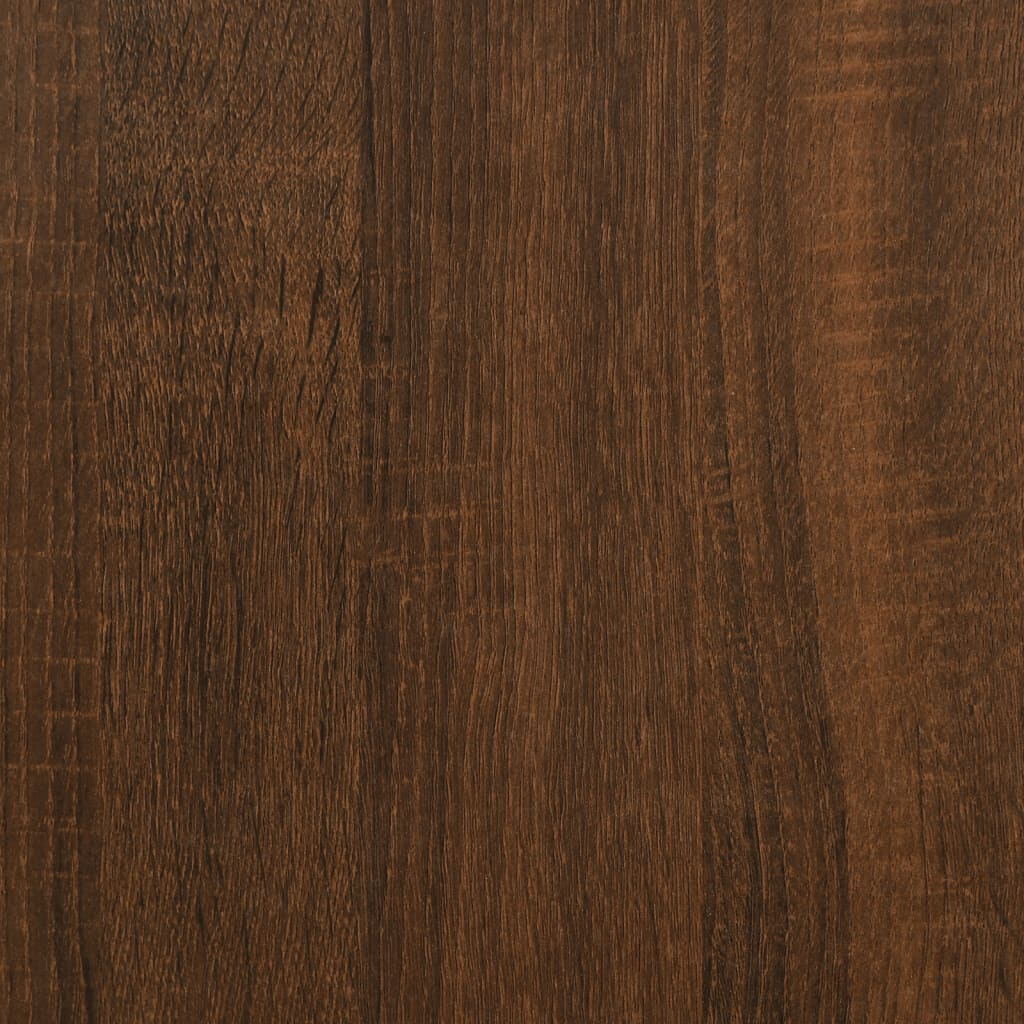 vidaXL Console Table Brown Oak 100x29x75 cm Engineered Wood