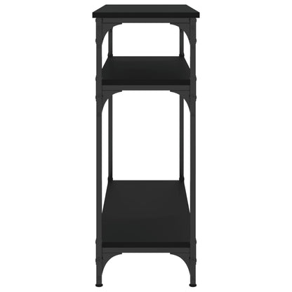 vidaXL Console Table Black 75x29x75 cm Engineered Wood