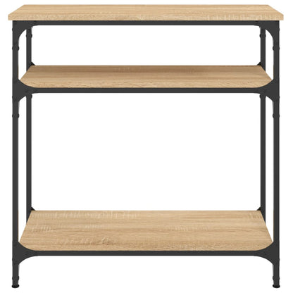 vidaXL Console Table Sonoma Oak 75x29x75 cm Engineered Wood