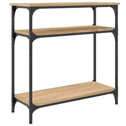 vidaXL Console Table Sonoma Oak 75x29x75 cm Engineered Wood