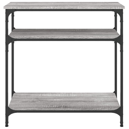 vidaXL Console Table Grey Sonoma 75x29x75 cm Engineered Wood