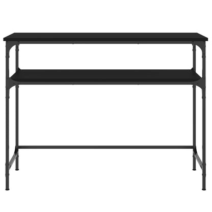 vidaXL Console Table Black 100x35.5x75 cm Engineered Wood