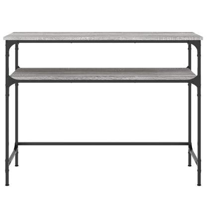vidaXL Console Table Grey Sonoma 100x35.5x75 cm Engineered Wood