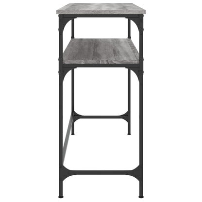 vidaXL Console Table Grey Sonoma 100x35.5x75 cm Engineered Wood