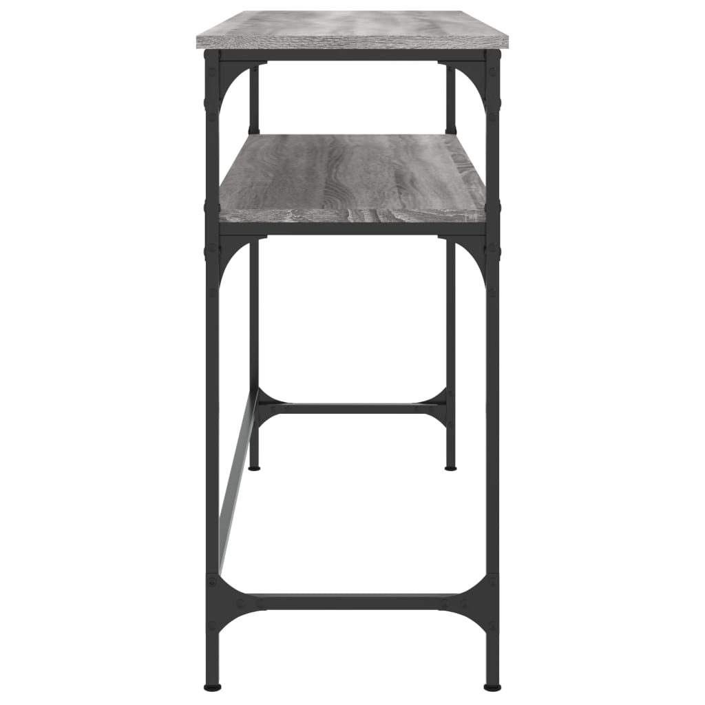 vidaXL Console Table Grey Sonoma 100x35.5x75 cm Engineered Wood