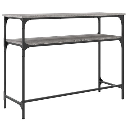 vidaXL Console Table Grey Sonoma 100x35.5x75 cm Engineered Wood
