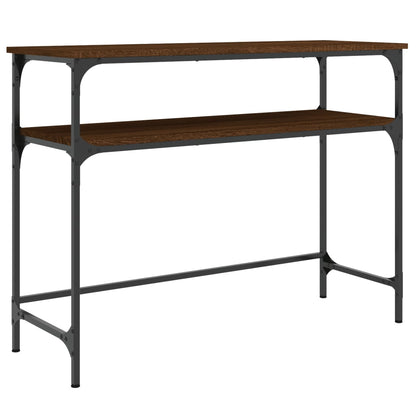 vidaXL Console Table Brown Oak 100x35.5x75 cm Engineered Wood