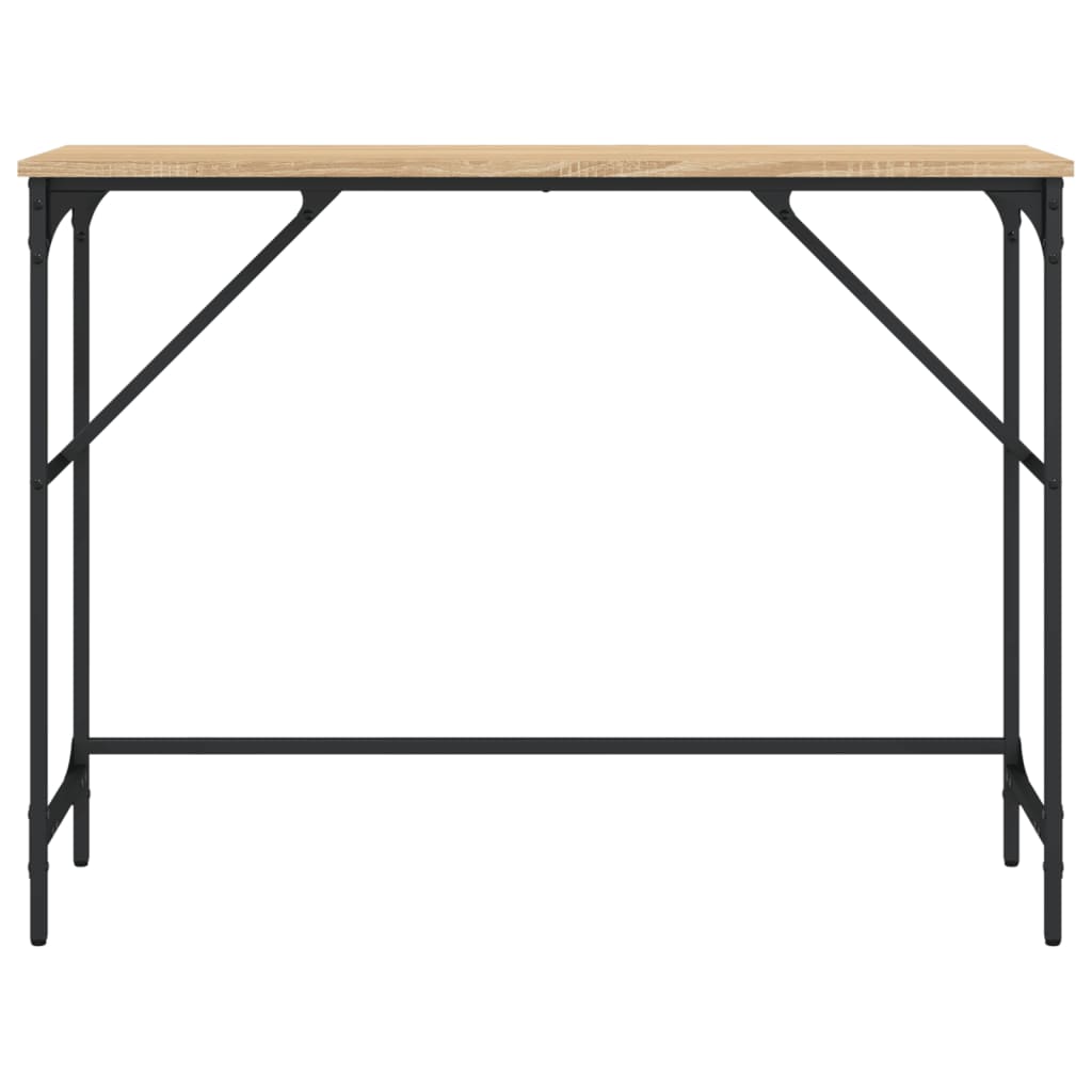 vidaXL Console Table Sonoma Oak 100x32x75 cm Engineered Wood