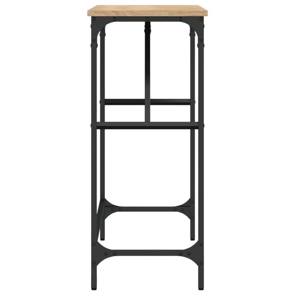 vidaXL Console Table Sonoma Oak 100x32x75 cm Engineered Wood