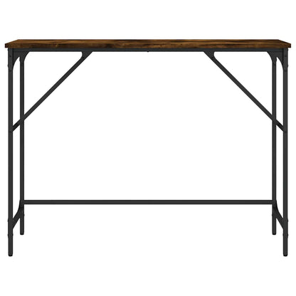vidaXL Console Table Smoked Oak 100x32x75 cm Engineered Wood