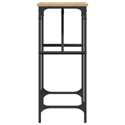 vidaXL Console Table Sonoma Oak 75x32x75 cm Engineered Wood