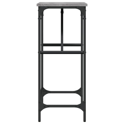 vidaXL Console Table Grey Sonoma 75x32x75 cm Engineered Wood