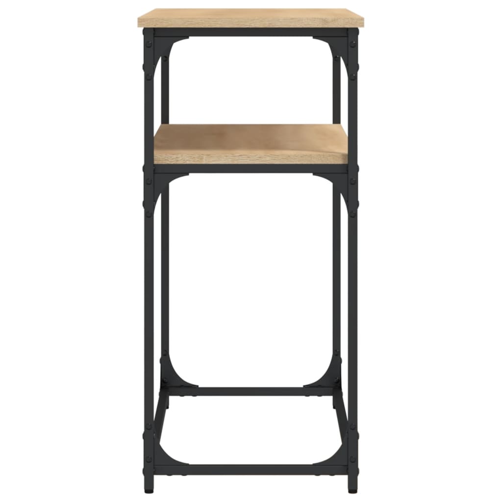 vidaXL Console Table Sonoma Oak 100x35.5x75 cm Engineered Wood
