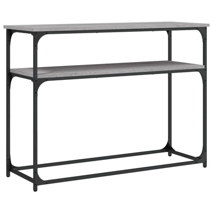 vidaXL Console Table Grey Sonoma 100x35.5x75 cm Engineered Wood