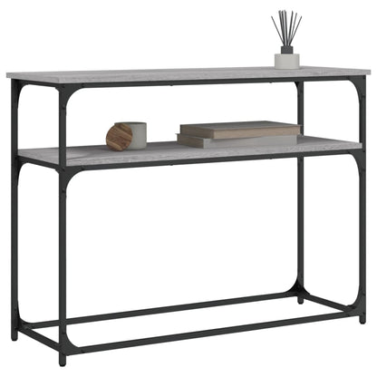 vidaXL Console Table Grey Sonoma 100x35.5x75 cm Engineered Wood