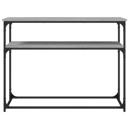 vidaXL Console Table Grey Sonoma 100x35.5x75 cm Engineered Wood