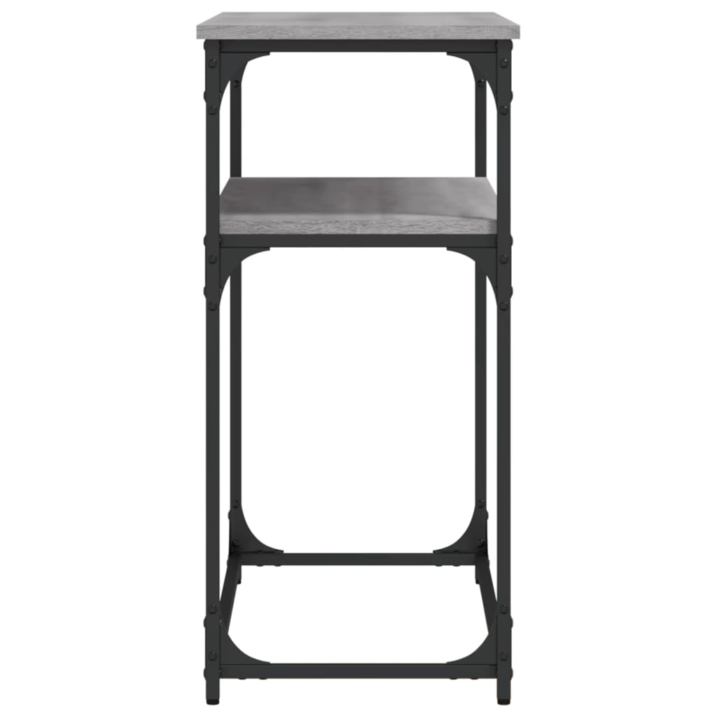 vidaXL Console Table Grey Sonoma 100x35.5x75 cm Engineered Wood