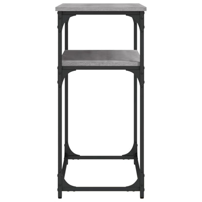 vidaXL Console Table Grey Sonoma 100x35.5x75 cm Engineered Wood