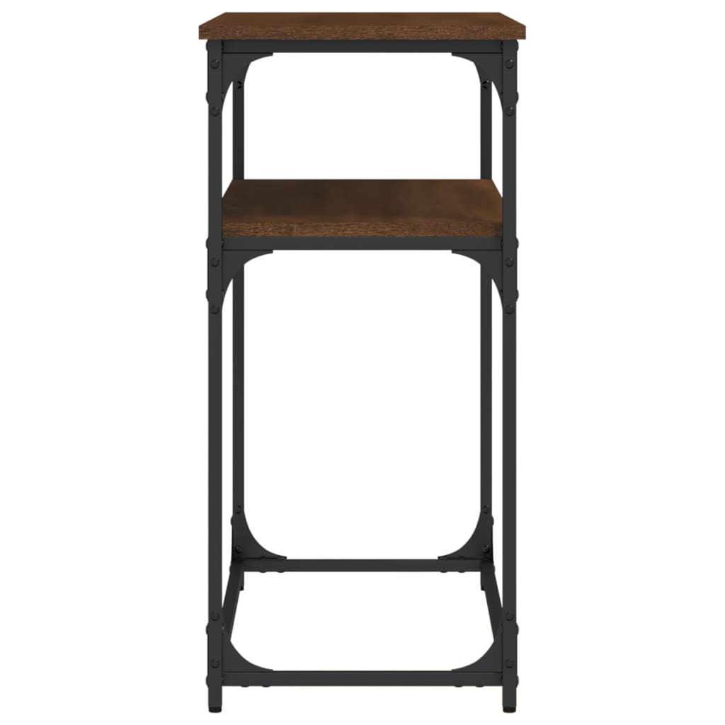 vidaXL Console Table Brown Oak 100x35.5x75 cm Engineered Wood