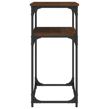 vidaXL Console Table Brown Oak 100x35.5x75 cm Engineered Wood