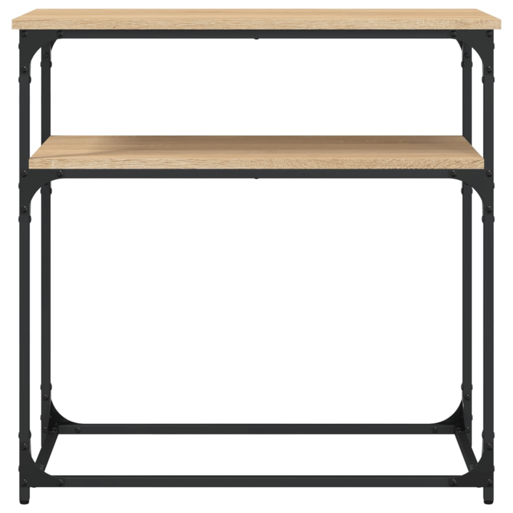 vidaXL Console Table Sonoma Oak 75x35.5x75 cm Engineered Wood