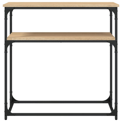 vidaXL Console Table Sonoma Oak 75x35.5x75 cm Engineered Wood