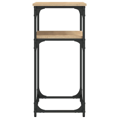 vidaXL Console Table Sonoma Oak 75x35.5x75 cm Engineered Wood