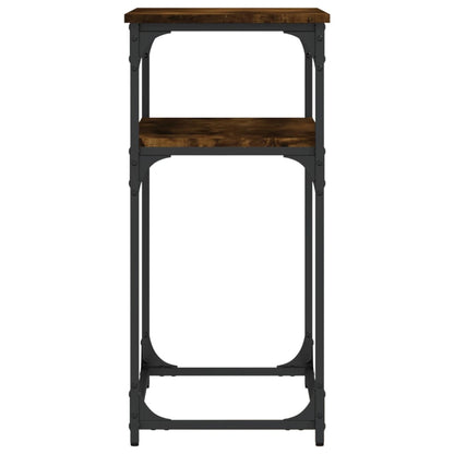 vidaXL Console Table Smoked Oak 75x35.5x75 cm Engineered Wood