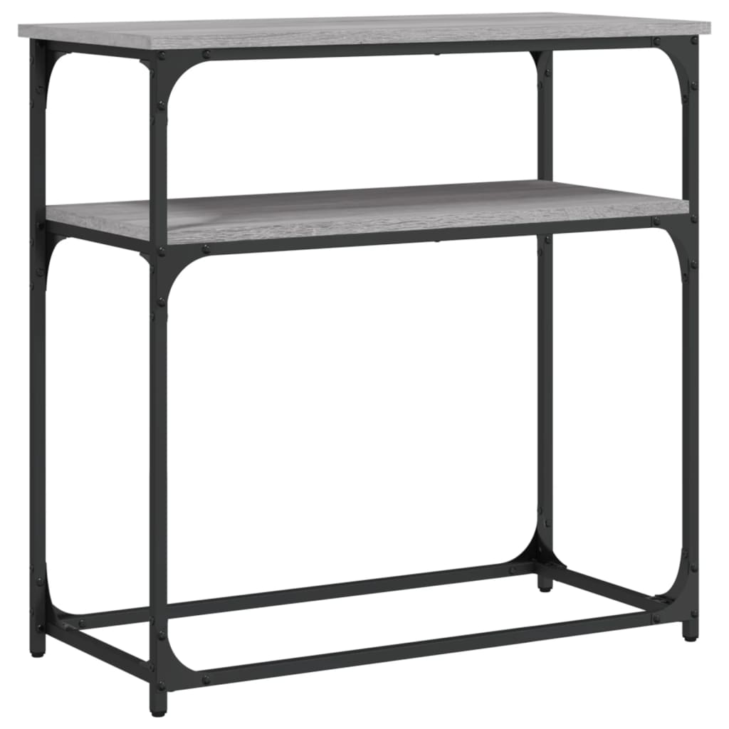 vidaXL Console Table Grey Sonoma 75x35.5x75 cm Engineered Wood